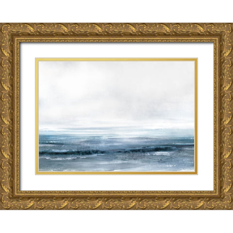 Water Gold Ornate Wood Framed Art Print with Double Matting by Hobday, Dan