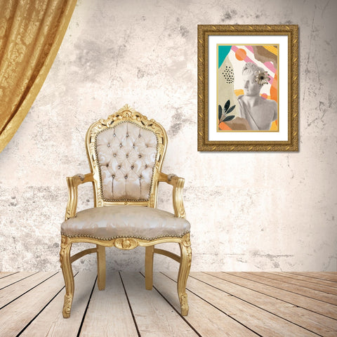 Ode to History Gold Ornate Wood Framed Art Print with Double Matting by Demir, Aylin