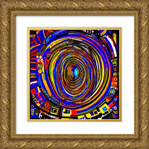IT1 Gold Ornate Wood Framed Art Print with Double Matting by Baco, Velibor