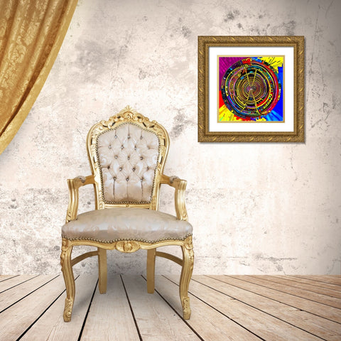 IT3 Gold Ornate Wood Framed Art Print with Double Matting by Baco, Velibor