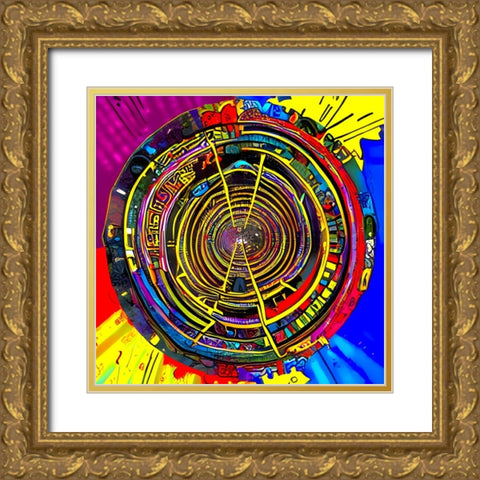 IT3 Gold Ornate Wood Framed Art Print with Double Matting by Baco, Velibor
