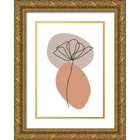 Untitled Gold Ornate Wood Framed Art Print with Double Matting by Boulova, Veronika