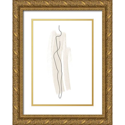 Untitled Gold Ornate Wood Framed Art Print with Double Matting by Boulova, Veronika