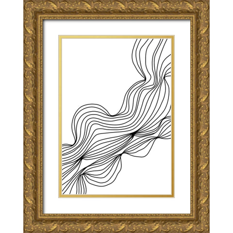 Untitled Gold Ornate Wood Framed Art Print with Double Matting by Boulova, Veronika