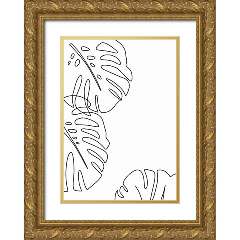 Untitled Gold Ornate Wood Framed Art Print with Double Matting by Boulova, Veronika