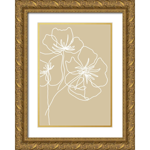 Untitled Gold Ornate Wood Framed Art Print with Double Matting by Boulova, Veronika