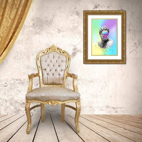 Thanos Gold Ornate Wood Framed Art Print with Double Matting by Roze, Fadil