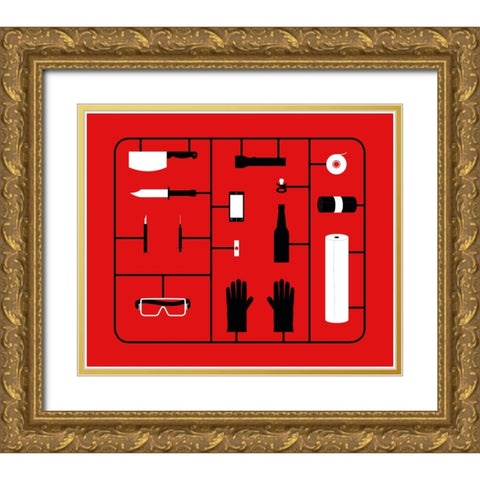 Tonight Is the Night Gold Ornate Wood Framed Art Print with Double Matting by Bodart, Florent