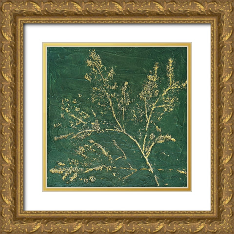 Deep In the Forest Gold Ornate Wood Framed Art Print with Double Matting by Storms, Alyson