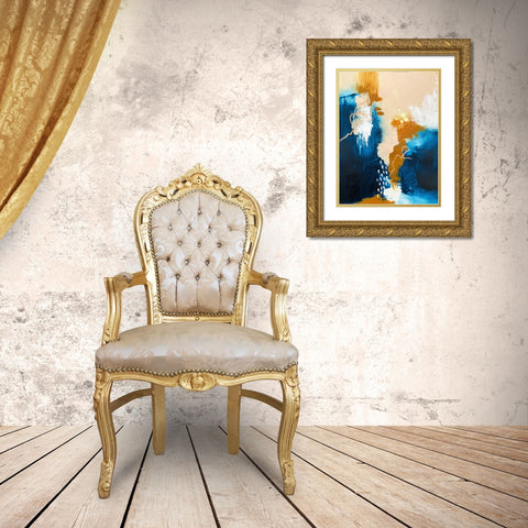 Harvest Reflections 1 Gold Ornate Wood Framed Art Print with Double Matting by Storms, Alyson