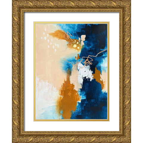 Harvest Reflections 2 Gold Ornate Wood Framed Art Print with Double Matting by Storms, Alyson