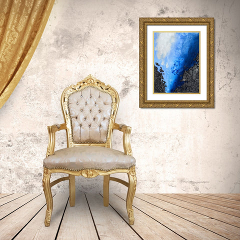 Hawaiian Island Gold Ornate Wood Framed Art Print with Double Matting by Storms, Alyson