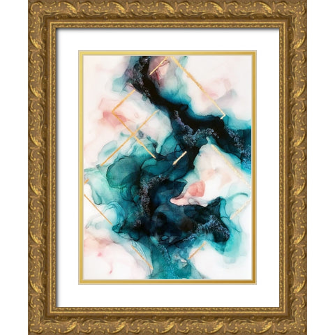 Illumination Gold Ornate Wood Framed Art Print with Double Matting by Storms, Alyson