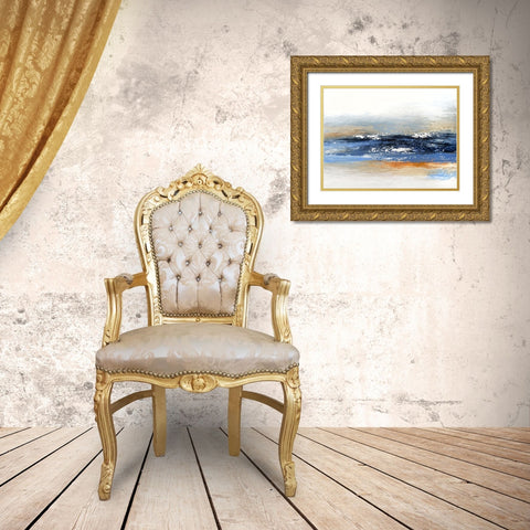 La Push Gold Ornate Wood Framed Art Print with Double Matting by Storms, Alyson