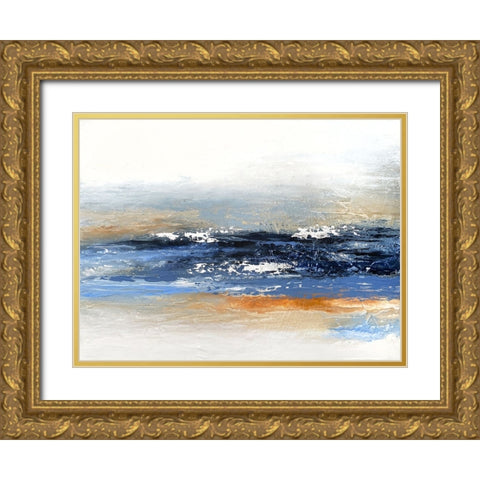 La Push Gold Ornate Wood Framed Art Print with Double Matting by Storms, Alyson