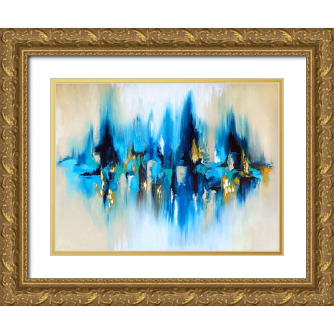 Reflection Gold Ornate Wood Framed Art Print with Double Matting by Storms, Alyson