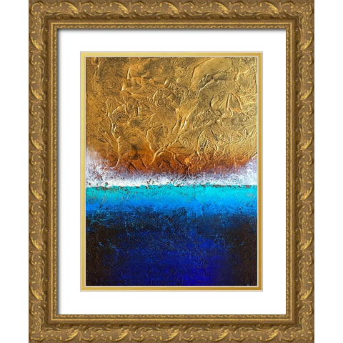 Relic Gold Ornate Wood Framed Art Print with Double Matting by Storms, Alyson