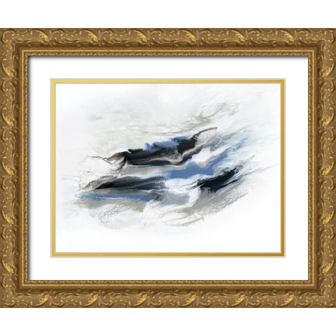 Repose Gold Ornate Wood Framed Art Print with Double Matting by Storms, Alyson