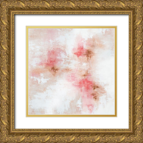 Rose Gold 3 Gold Ornate Wood Framed Art Print with Double Matting by Storms, Alyson