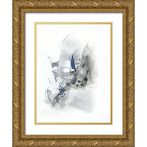 Silver Springs 1 Gold Ornate Wood Framed Art Print with Double Matting by Storms, Alyson