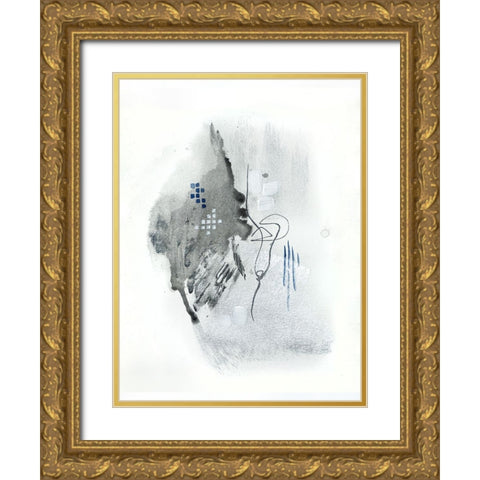 Silver Springs 2 Gold Ornate Wood Framed Art Print with Double Matting by Storms, Alyson