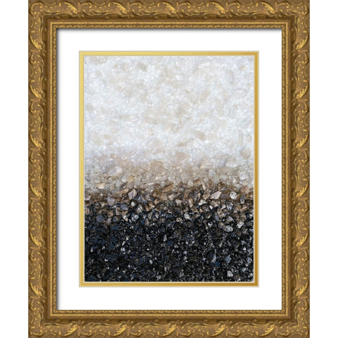 Smoky Crystal Gold Ornate Wood Framed Art Print with Double Matting by Storms, Alyson