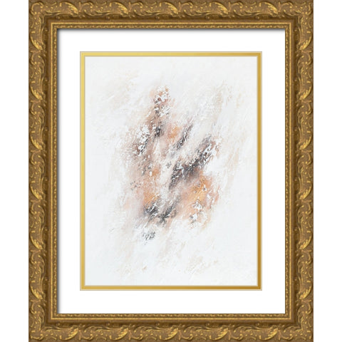 Snowstorm Gold Ornate Wood Framed Art Print with Double Matting by Storms, Alyson