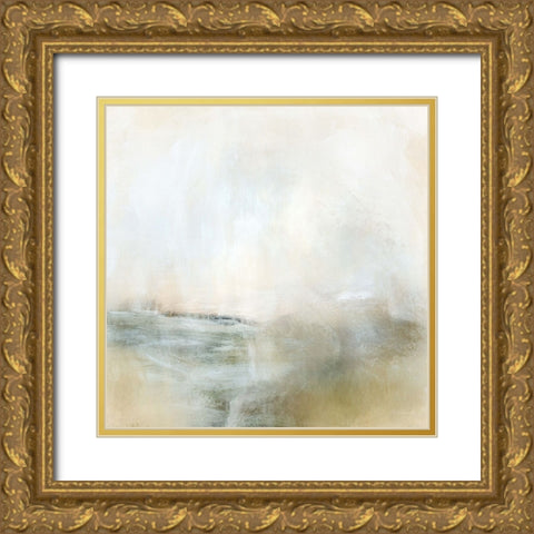 Golden Gold Ornate Wood Framed Art Print with Double Matting by Hobday, Dan