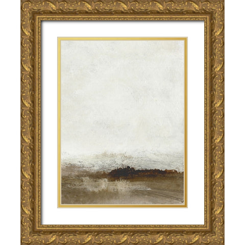 Away from hear No2 Gold Ornate Wood Framed Art Print with Double Matting by Hobday, Dan
