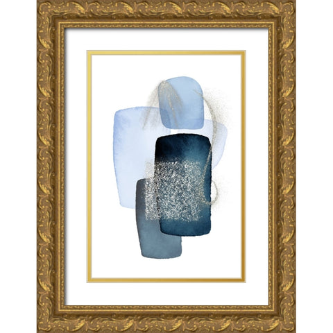 Arctic Ice-1 Gold Ornate Wood Framed Art Print with Double Matting by Ann Moss, Sally