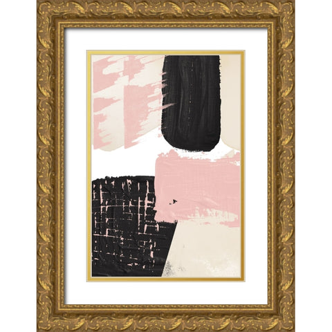 Expression of calm-2 Gold Ornate Wood Framed Art Print with Double Matting by Ann Moss, Sally