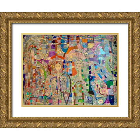 Angels Among Us 2020 Gold Ornate Wood Framed Art Print with Double Matting by Loebelsohn, Alise