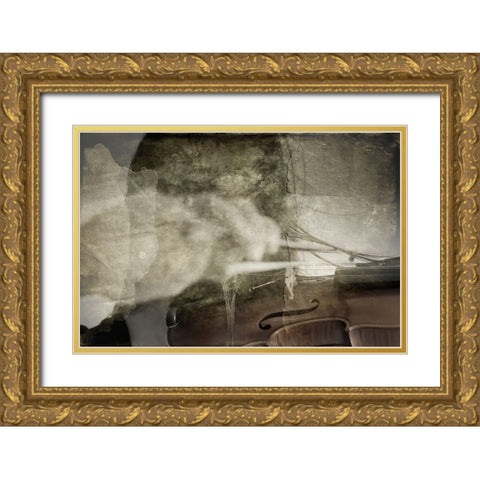 Falta Alma Gold Ornate Wood Framed Art Print with Double Matting by Mest, Olga