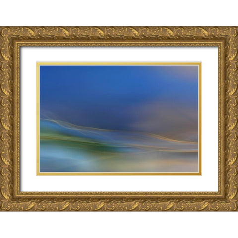 Dreamy Waters Gold Ornate Wood Framed Art Print with Double Matting by Marthinussen, Willy