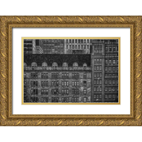 Fifth Avenue Gold Ornate Wood Framed Art Print with Double Matting by Labagnara, Roxana