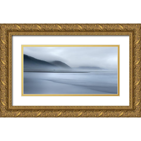Summer Has Gone... Gold Ornate Wood Framed Art Print with Double Matting by M. Garcia, Jesus