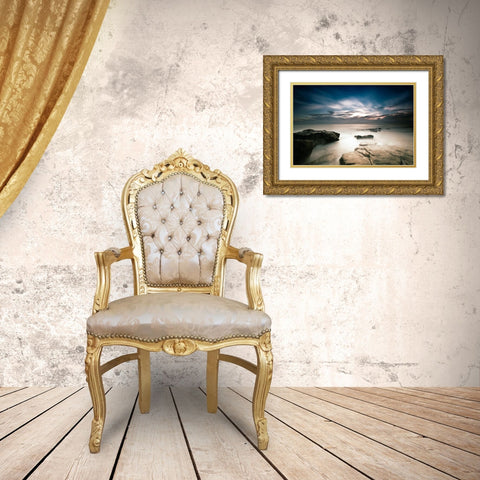 Morning Breaks Gold Ornate Wood Framed Art Print with Double Matting by Brackstone, Mel