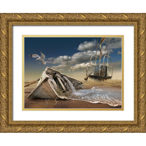 ... Gold Ornate Wood Framed Art Print with Double Matting by Penchev, Radoslav