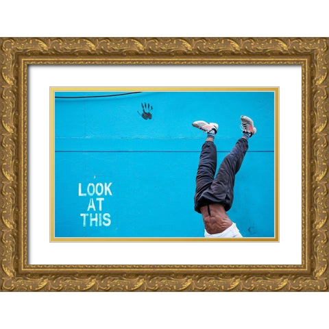 Look At This Gold Ornate Wood Framed Art Print with Double Matting by Wride, Linda
