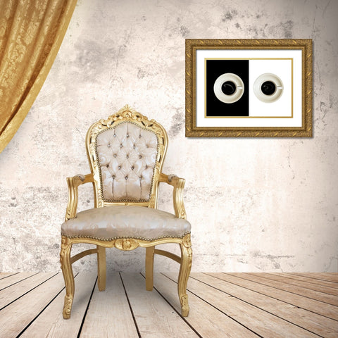 Contrast Gold Ornate Wood Framed Art Print with Double Matting by Eisele, Stefan