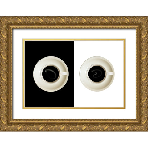 Contrast Gold Ornate Wood Framed Art Print with Double Matting by Eisele, Stefan