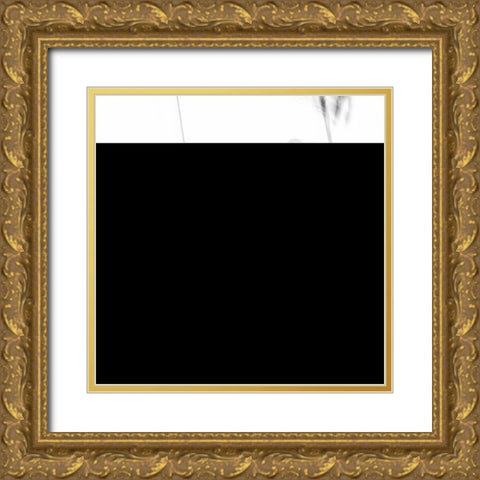 Slalom Gold Ornate Wood Framed Art Print with Double Matting by Cheli, Ivano
