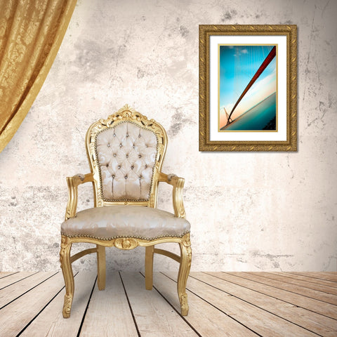 The Span Gold Ornate Wood Framed Art Print with Double Matting by Kiciak, Christophe