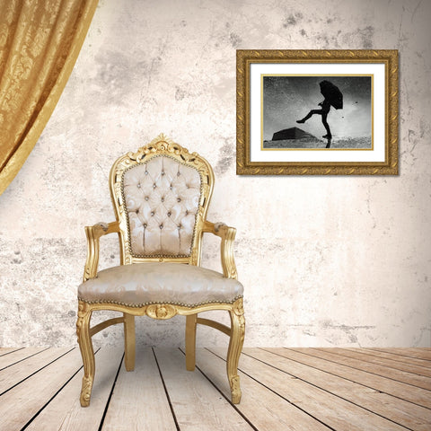 Skywalker Gold Ornate Wood Framed Art Print with Double Matting by Ajven