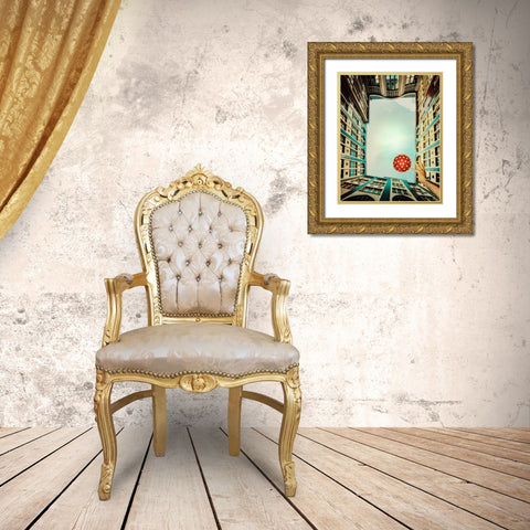 Play It! Gold Ornate Wood Framed Art Print with Double Matting by ambra