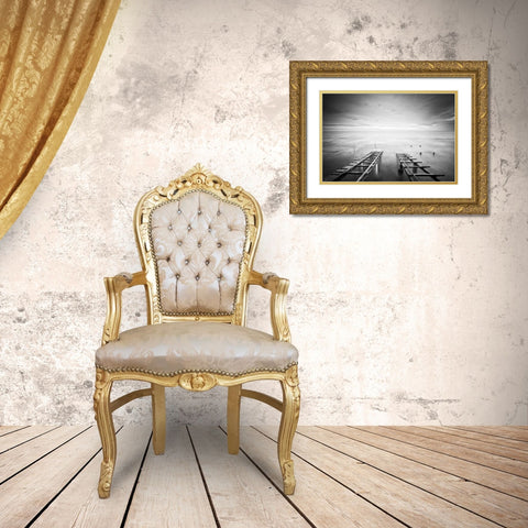 To The Infinity Gold Ornate Wood Framed Art Print with Double Matting by Coppari, Claudio