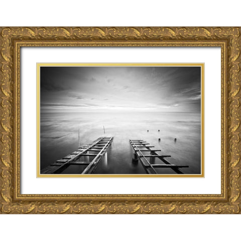 To The Infinity Gold Ornate Wood Framed Art Print with Double Matting by Coppari, Claudio