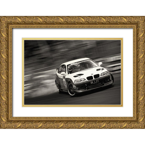 Dr 1 Ft Gold Ornate Wood Framed Art Print with Double Matting by Chongky