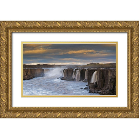 Midsummer Night Gold Ornate Wood Framed Art Print with Double Matting by Wrobel, Karsten