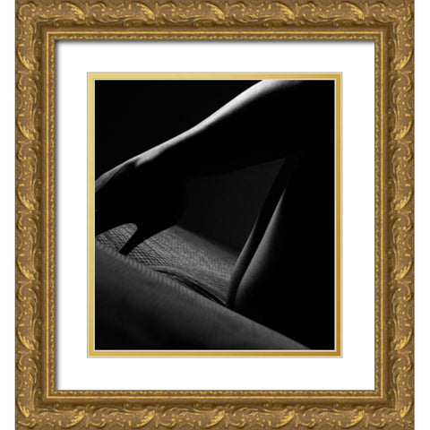 Tokyo Sonata Gold Ornate Wood Framed Art Print with Double Matting by Schottstaedt, Erik
